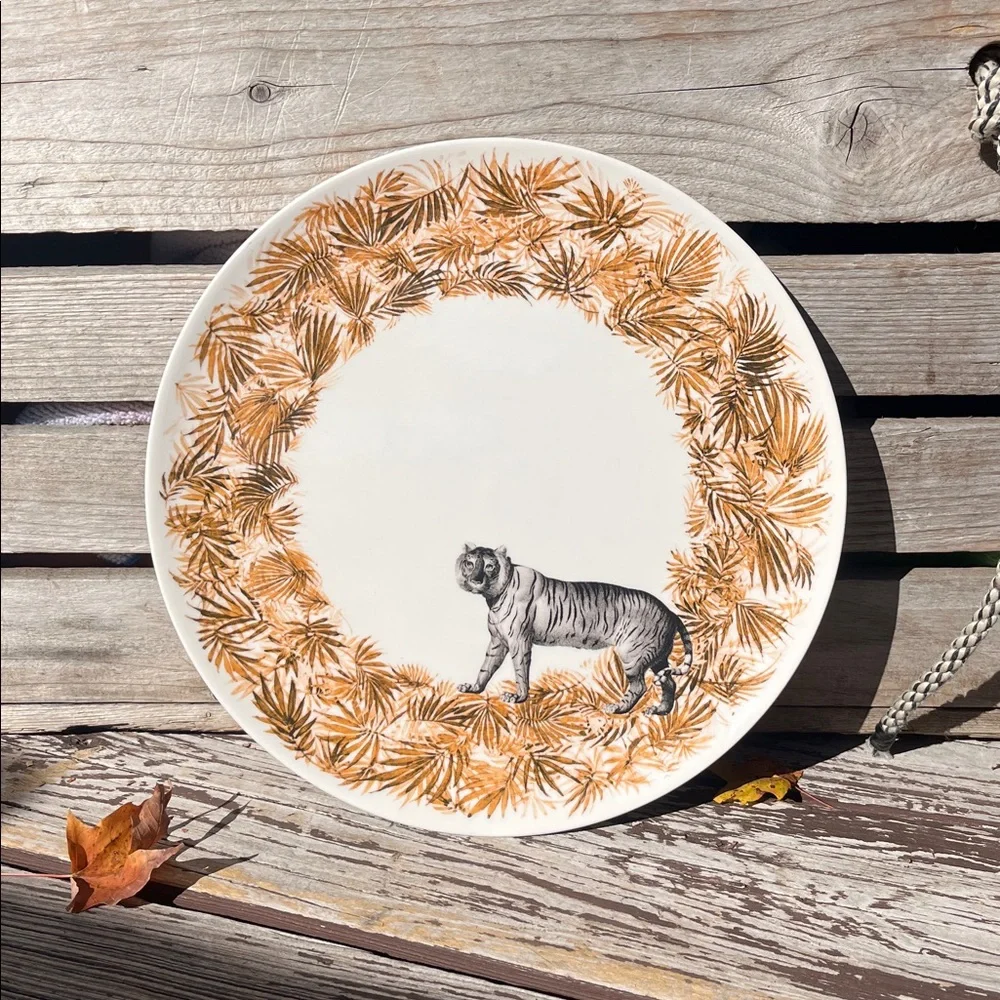 Laboratorio Paravicini “Jungle” 23cm Plates – Set of 4 Handcrafted - Picture 9 of 17